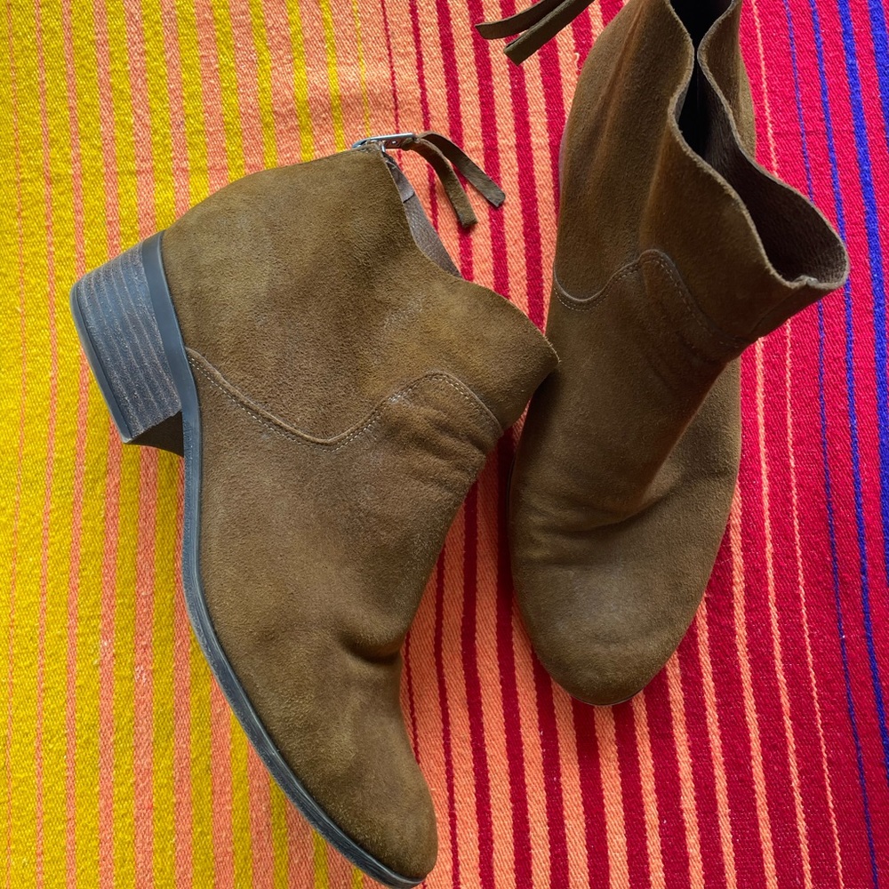 Lucky Brand Suede Booties